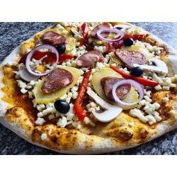 Pizza au Chorizo